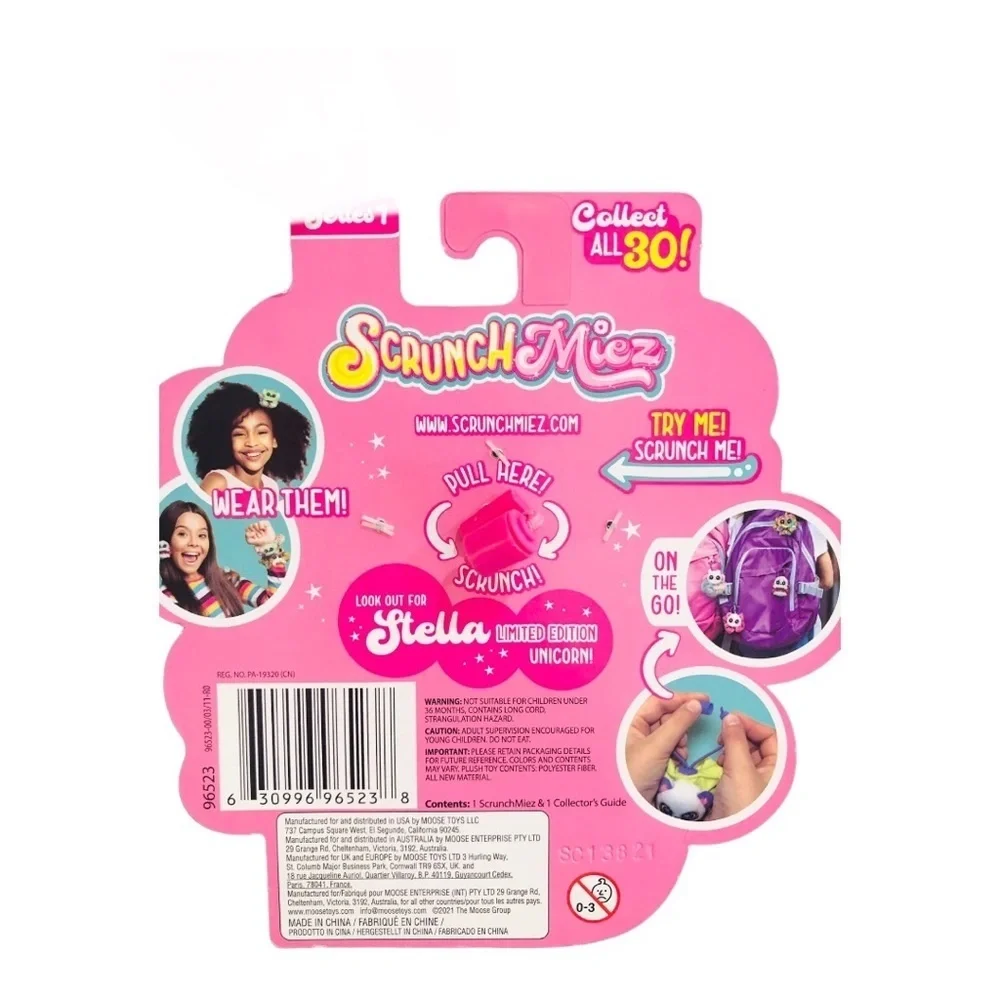 2‎ pack Scrunchmiez sequin unicorn Roxanne and blue pink Lola new